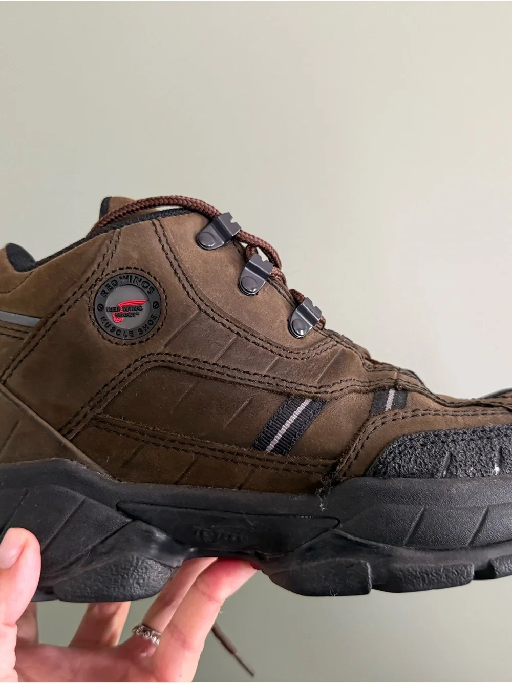 Men's Brown Outdoor Boots- Red Wings